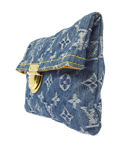 denim louis vuitton clutch|Louis Vuitton clutch alternative.